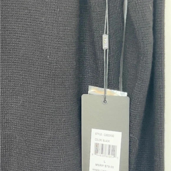 Cyrus Black Open-Front Lightweight Cardigan - Picture 4 of 6